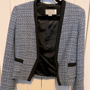 Blue tweed blazer